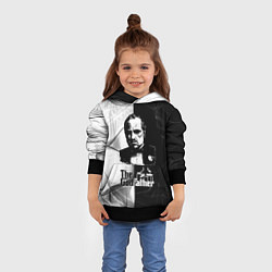 Толстовка-худи детская Крёстный отец The Godfather, цвет: 3D-черный — фото 2