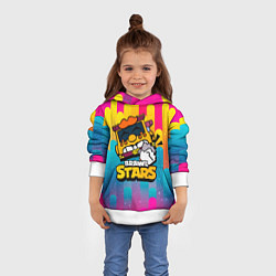 Толстовка-худи детская Грифф Griff Brawl Stars, цвет: 3D-белый — фото 2