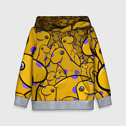 Толстовка-худи детская Nessy, цвет: 3D-меланж