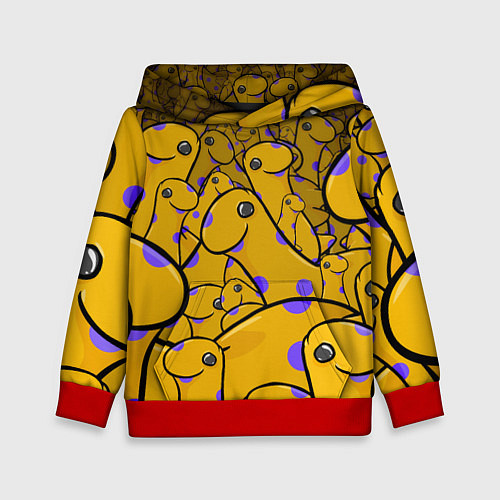 Детская толстовка Nessy / 3D-Красный – фото 1