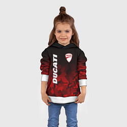 Толстовка-худи детская DUCATI ДУКАТИ КАМУФЛЯЖ, цвет: 3D-белый — фото 2