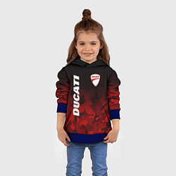 Толстовка-худи детская DUCATI ДУКАТИ КАМУФЛЯЖ, цвет: 3D-синий — фото 2