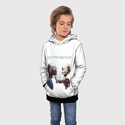 Толстовка-худи детская Доверься Машине, цвет: 3D-черный — фото 2