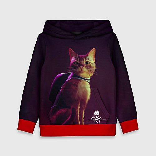 Детская толстовка Stray Game / 3D-Красный – фото 1