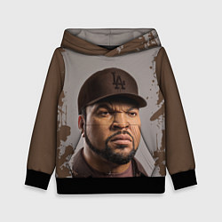 Толстовка-худи детская Ice Cube Айс Куб Z, цвет: 3D-черный