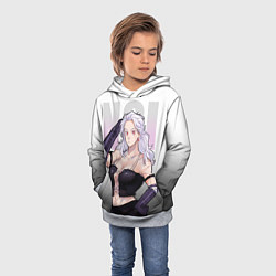 Толстовка-худи детская Noi, цвет: 3D-меланж — фото 2