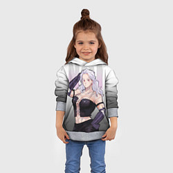 Толстовка-худи детская Noi, цвет: 3D-меланж — фото 2