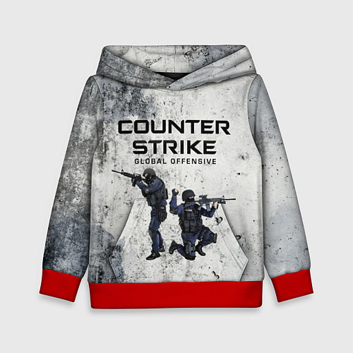 Детская толстовка COUNTER TERRORIST CS GO Z / 3D-Красный – фото 1