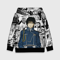 Толстовка-худи детская Полковник Мустанг, цвет: 3D-черный