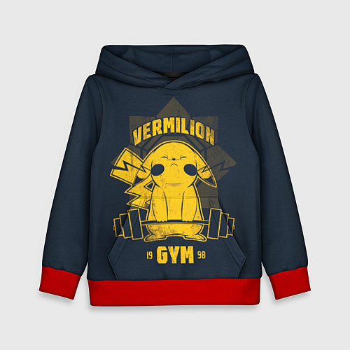 Детская толстовка Vermilion gym / 3D-Красный – фото 1