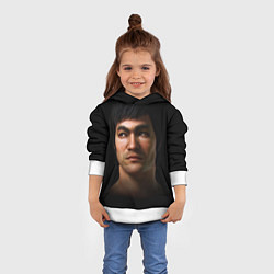 Толстовка-худи детская Bruce, цвет: 3D-белый — фото 2