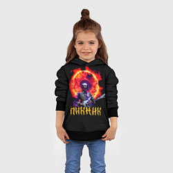 Толстовка-худи детская Пикник Эдмунд Шклярский, цвет: 3D-черный — фото 2