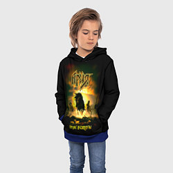 Толстовка-худи детская Ария - ПОЛЕ БИТВЫ, цвет: 3D-синий — фото 2