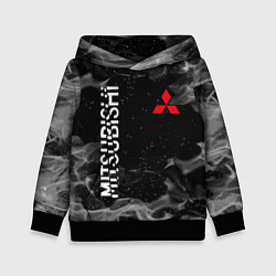 Толстовка-худи детская MITSUBISHI ОГОНЬ, цвет: 3D-черный