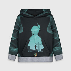 Толстовка-худи детская ВЕНТИ VENTI ГЕНШИН, цвет: 3D-меланж