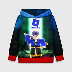 Толстовка-худи детская DRAGONBALL ROBLOX РОБЛОКС Z, цвет: 3D-красный