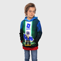 Толстовка-худи детская DRAGONBALL ROBLOX РОБЛОКС Z, цвет: 3D-красный — фото 2