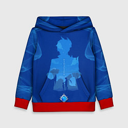 Толстовка-худи детская ТАРТАЛЬЯ ЧАЙЛЬД, цвет: 3D-красный