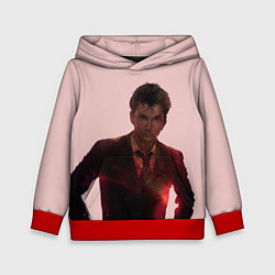 Толстовка-худи детская David Tennant, цвет: 3D-красный