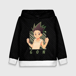 Толстовка-худи детская Гон Фрикс Охотник x охотник, цвет: 3D-белый