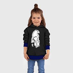 Толстовка-худи детская Твайс, цвет: 3D-синий — фото 2