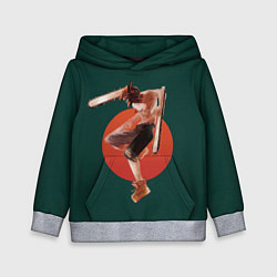 Толстовка-худи детская Дэндзи в прыжке, цвет: 3D-меланж