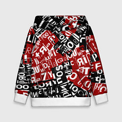 Толстовка-худи детская UNDER WHITE, цвет: 3D-белый