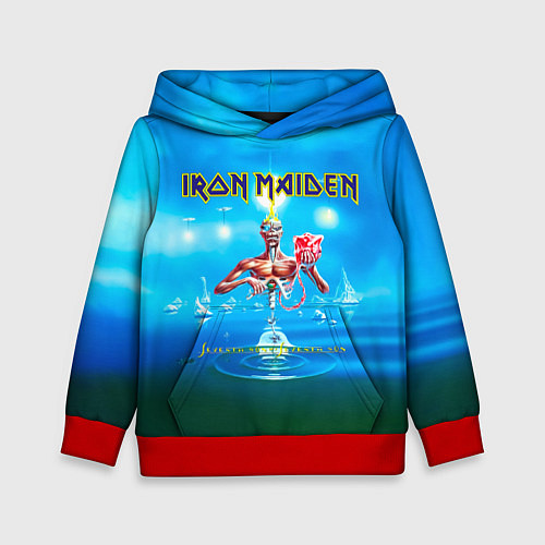 Детская толстовка Seventh Son of a Seventh Son - Iron Maiden / 3D-Красный – фото 1