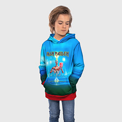 Толстовка-худи детская Seventh Son of a Seventh Son - Iron Maiden, цвет: 3D-красный — фото 2