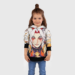 Толстовка-худи детская Arataki Itto Genshin Impact, цвет: 3D-черный — фото 2