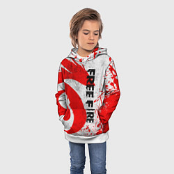 Толстовка-худи детская GARENA FREE FIRE ЛОГО ИГРЫ, ДРАКОН, цвет: 3D-белый — фото 2