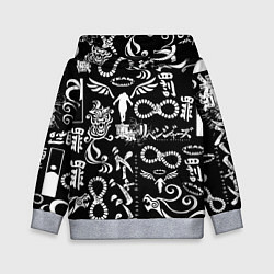 Толстовка-худи детская ТОКИЙСКИЕ МСТИТЕЛИ ЛОГОБОМБИНГ TOKYO REVENGERS LOG, цвет: 3D-меланж