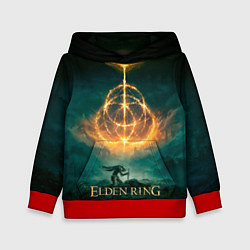 Толстовка-худи детская Elden Ring Game Art, цвет: 3D-красный