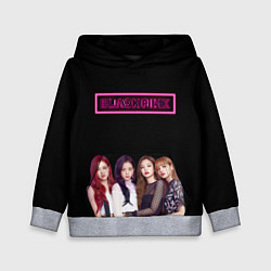 Толстовка-худи детская BLACKPINK NEON, цвет: 3D-меланж