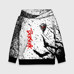 Толстовка-худи детская Берсерк: Гранж, цвет: 3D-черный