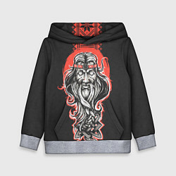 Толстовка-худи детская Сварог Славянский, цвет: 3D-меланж