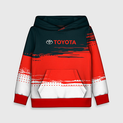 Детская толстовка Toyota Texture / 3D-Красный – фото 1