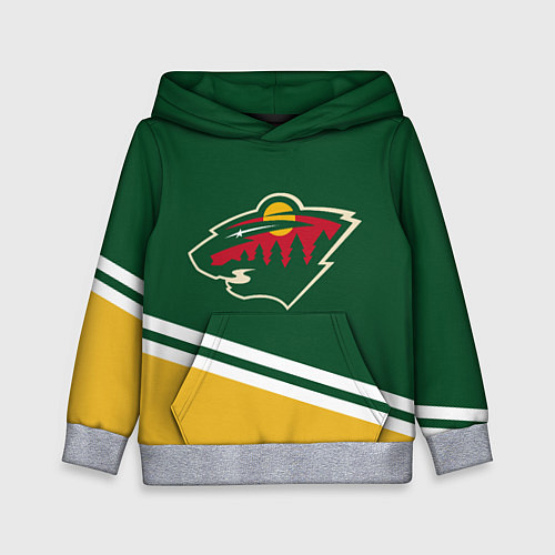 Детская толстовка Minnesota Wild NHL / 3D-Меланж – фото 1