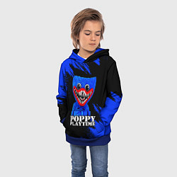 Толстовка-худи детская ХАГГИ ВАГГИ, цвет: 3D-синий — фото 2