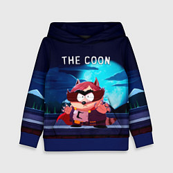 Толстовка-худи детская The Coon - Енот Южный Парк, цвет: 3D-синий