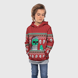 Толстовка-худи детская Свитер Занта, цвет: 3D-меланж — фото 2