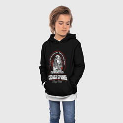 Толстовка-худи детская Кокер-Спаниель Cocker Spaniel, цвет: 3D-белый — фото 2