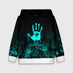 Толстовка-худи детская WE KNOW NEON LOGO, цвет: 3D-белый