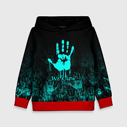 Толстовка-худи детская WE KNOW NEON LOGO, цвет: 3D-красный