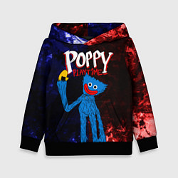 Толстовка-худи детская Poppy Playtime, цвет: 3D-черный
