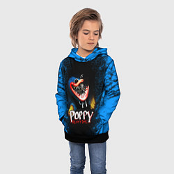 Толстовка-худи детская Poppy Playtime, цвет: 3D-черный — фото 2