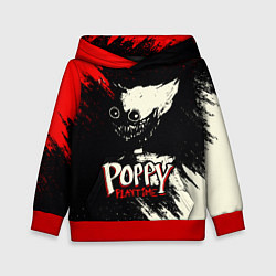 Толстовка-худи детская Poppy Playtime: Red & Black, цвет: 3D-красный