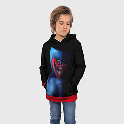 Толстовка-худи детская Poppy Playtime, цвет: 3D-красный — фото 2