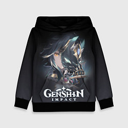 Толстовка-худи детская ГенШин - игра с открытым миром, цвет: 3D-черный