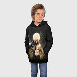 Толстовка-худи детская Хабиб Нурмагомедов с орлом, цвет: 3D-черный — фото 2